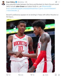 格林小贾入KD交易流言！休媒称为37岁老将不值：7核中只愿出白魔